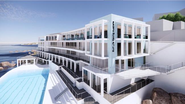 The renovations of the iconic Bondi Icebergs have been in the works since 2020. Image: Waverley Council papers.