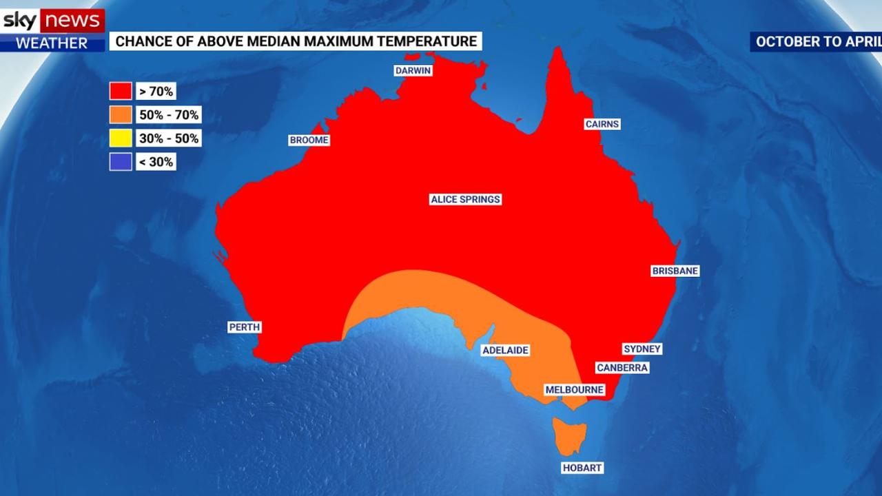 Summer’s coming: Sky News Weather releases Severe Weather Outlook | NT News