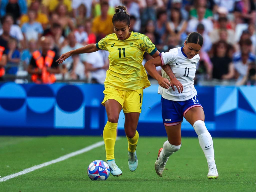 The Matildas had an underwhelming Olympic campaign. Picture: AFP