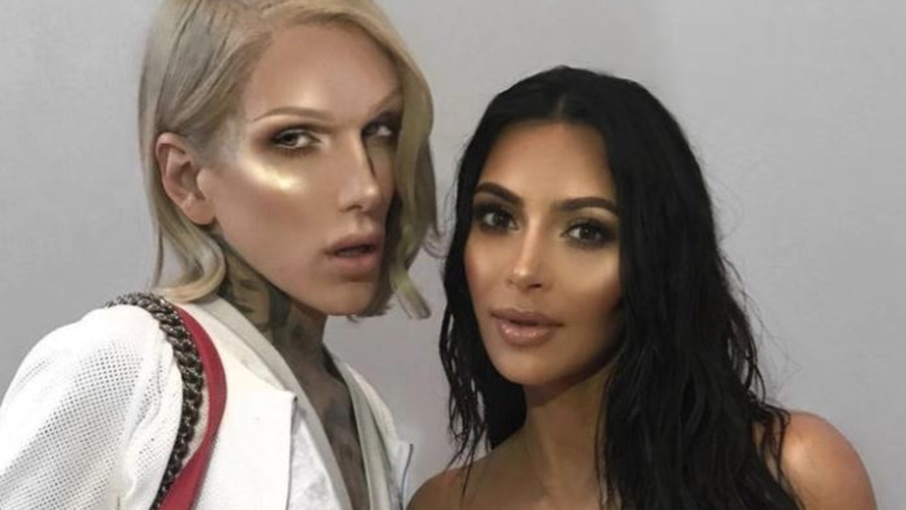 Jeffree had even applauded Kim for starting her own beauty brand. Picture: Instagram