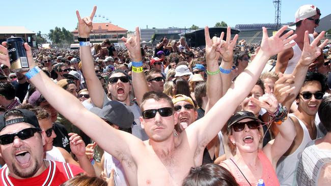 Adelaide’s Big Day Out music festival ran from 1993-1997 and 1999-2014.