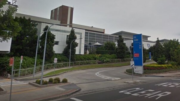 Outside the Calvary Mater hospital, Newcastle. Google street view.