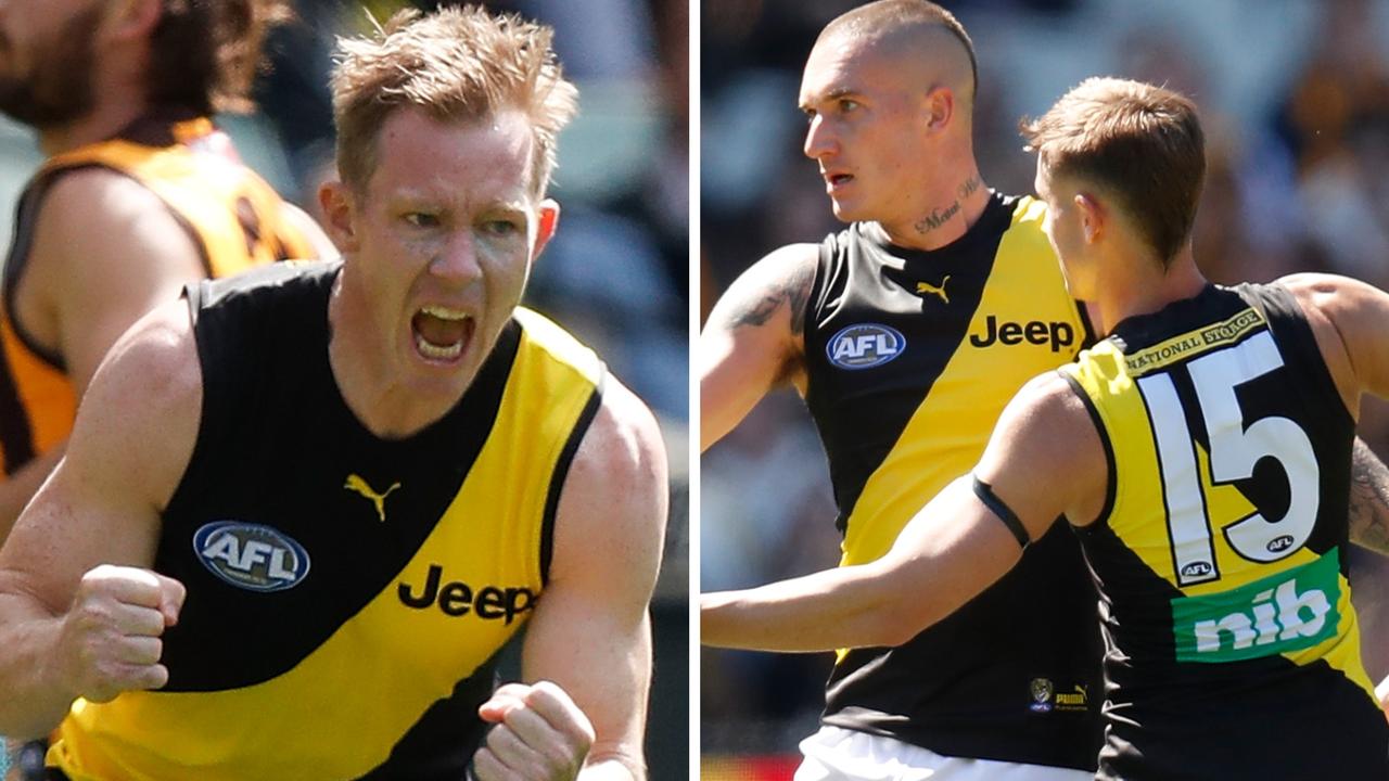 Dustin Martin and Jack Riewoldt were two of Richmond's best.