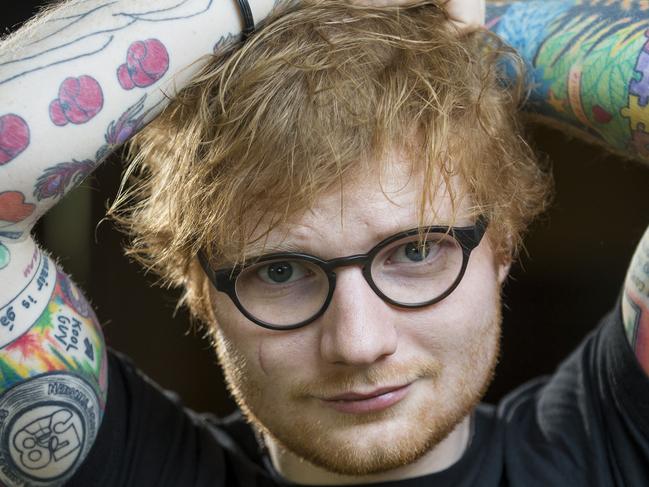 STRICTLY EMBARGOED FOR HIT COVER ONLYEnglish singer songwriter Ed Sheeran ahead of his performance at Hanging Rock.Picture: Eugene Hyland