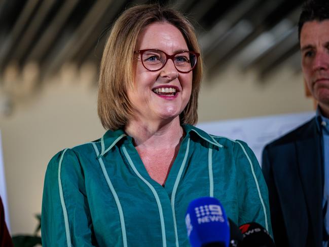 Jacinta Allan is taking a gamble with her housing plan, according to pollsters. Picture: Nadir Kinani