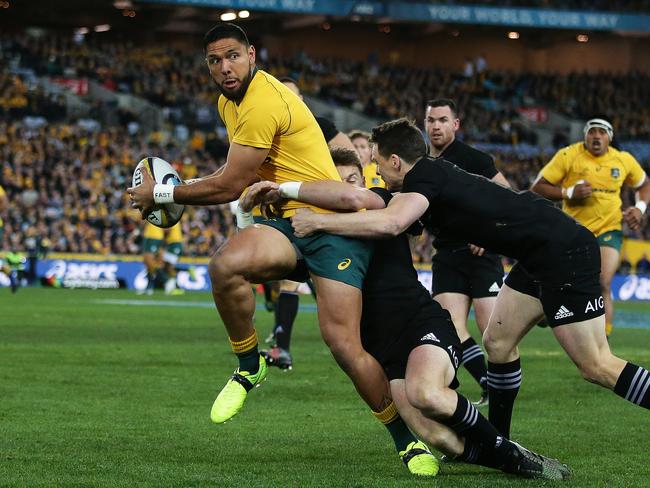 Curtis Rona has enjoyed his time in the Wallabies set-up. Picture: Brett Costello