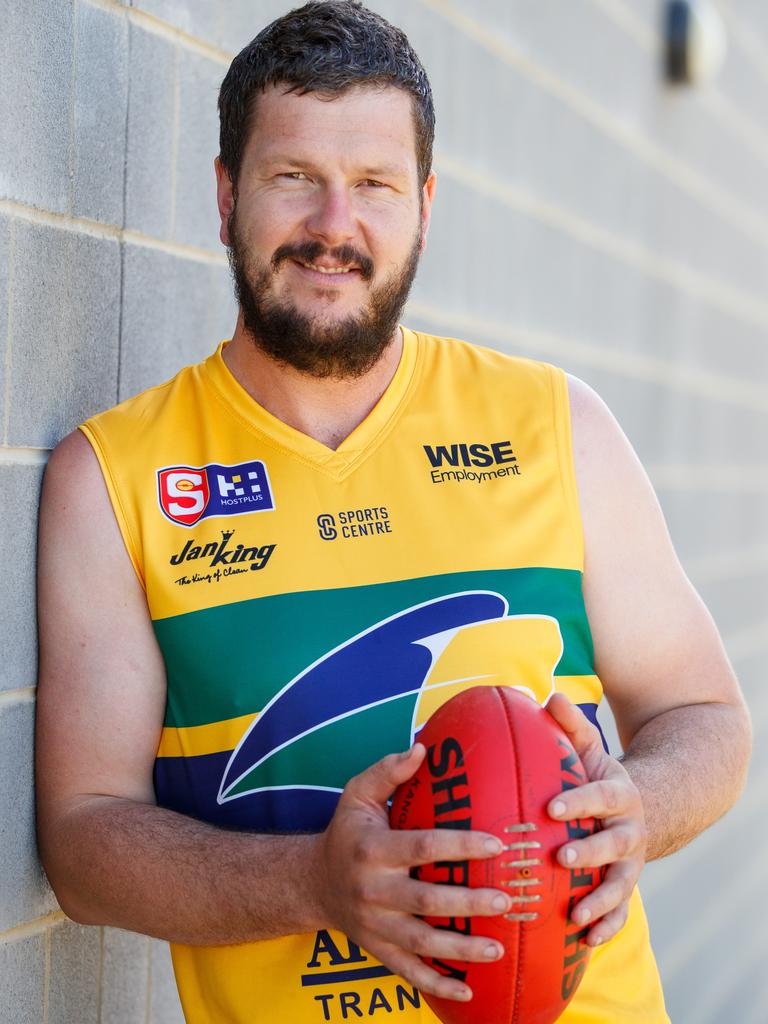 Jarrad Redden at Eagles training last month. Picture: Matt Turner.