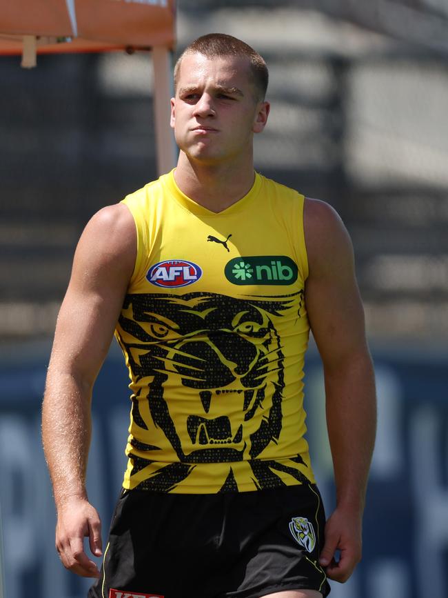 Sam Lalor at training. Picture: Mark Stewart