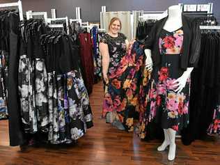 CITY CHIC: Sales assistant Cassie Dallarizza inside the new store. Picture: Mike Knott BUN260717CITYCHIC1