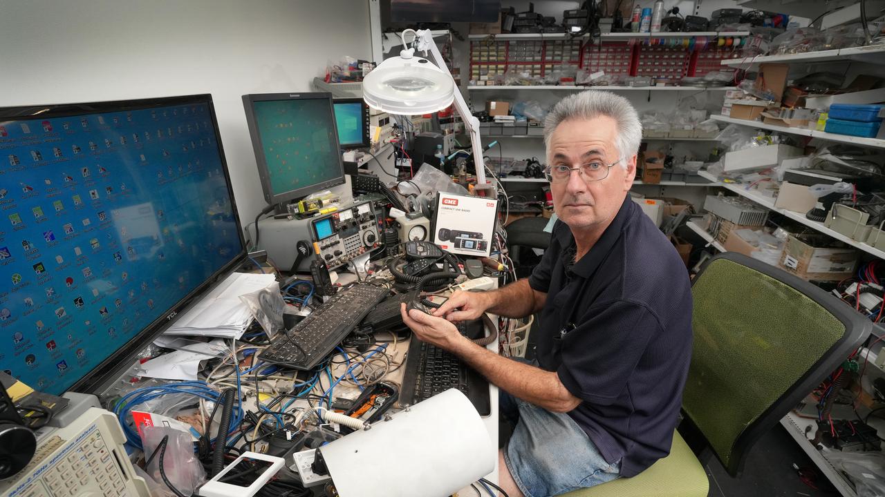 Whyalla local Roger Jordan said his business was “going very badly at the moment” as the town deals with the looming uncertainty. Picture: Dean Martin