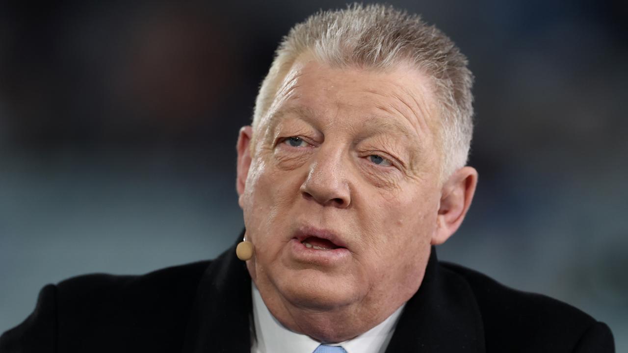 Channel 9 commentator Phil Gould during game one of the 2022 State of Origin series. (Photo by Mark Kolbe/Getty Images)