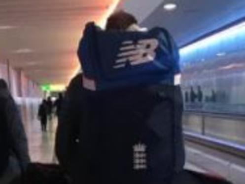 Will the real Ben Stokes please stand up? Is this the disgraced English cricketer at heathrow Airport?