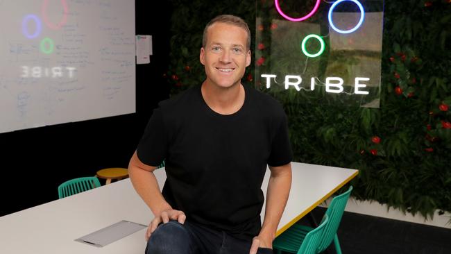 Jules Lund, founder of online marketing platform Tribe. Picture: Stuart McEvoy