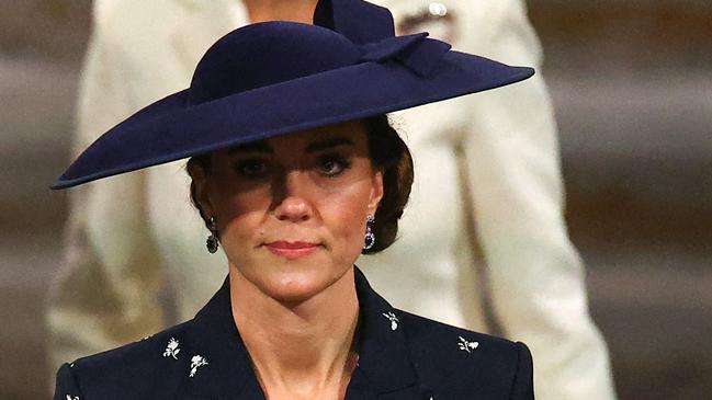 Kate Middleton going missing after Commonwealth service is a bad look. Picture: HANNAH MCKAY / POOL / AFP.