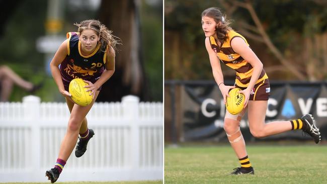 Sophie Peters of Maroochydoore (left) and Rania Crozier of Aspley (right).