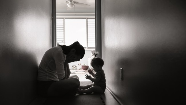 Shelly is an exhausted stay-at-home-mum. Photo: iStock