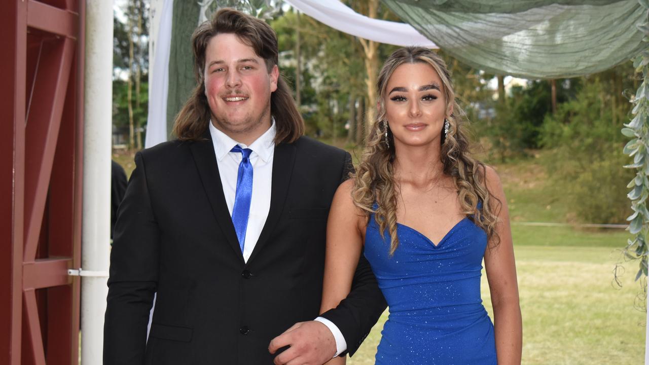 Ella Pamenter and Connor Sutton at the Gympie State High School Formal 2022.