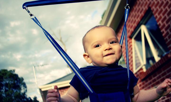 baby wall jumper