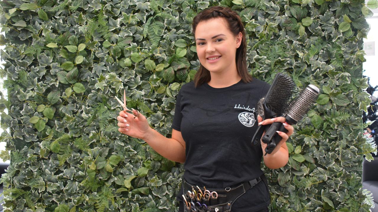 LIFE SKILLS: Nanango's Hairdo4U owner Ebony Smith will be teaching basic hairdressing skills to people in Manila. (Photo: Jessica McGrath)