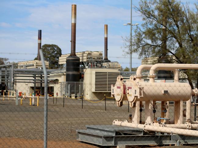 DAILY TELEGRAPH. Santos Narrabri Gas project. Santos gas powered electricity plant.  Pic Nathan Edwards.