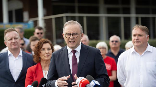 Anthony Albanese in Melbourne last week. Picture: NCA NewsWire / Nicki Connolly