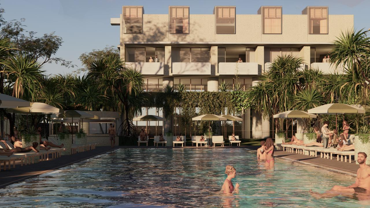 Renders of The Calile Hotel at Noosa.