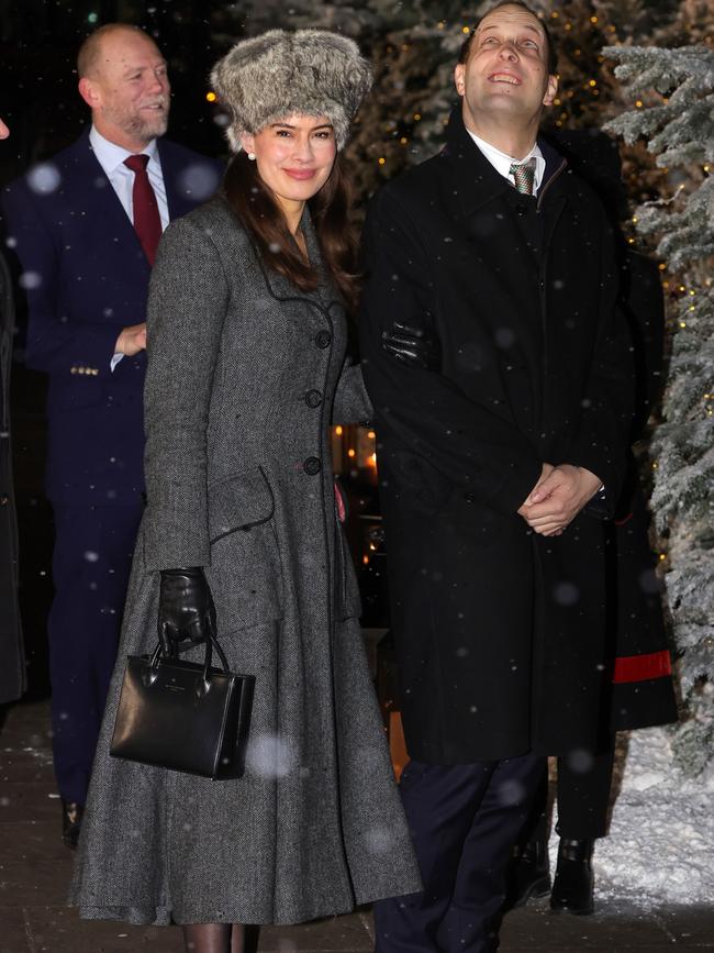 Lord and Lady Frederick Windsor and Lord Frederick Windsor attend the 'Together at Christmas' Carol Service at Westminster Abbey last week. Picture: Getty Images.