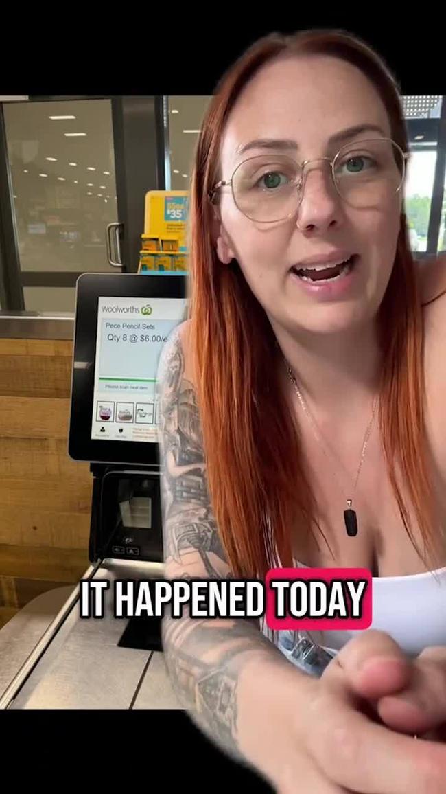 Mum issues warning over Woolies self serve