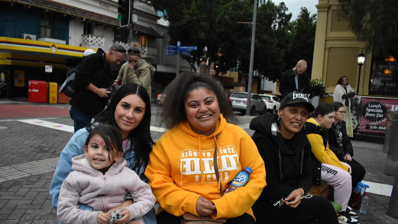 Families &amp; friends enjoy a Friday night out at the Unlock the Block event at Darcy Doyle Place, Ipswich, on August 12, 2022. Picture: Peta McEachern