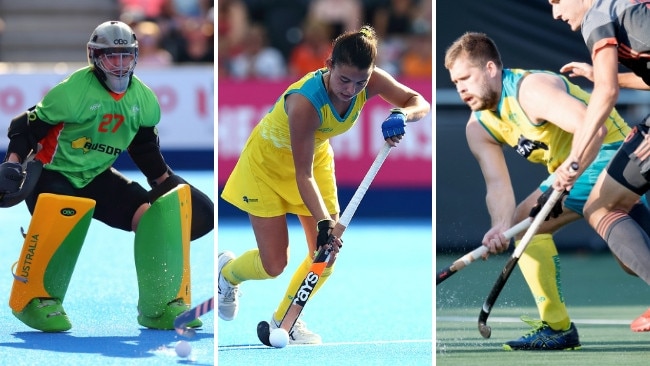 Kristina Bates, Aaron Kleinschmidt and Rachael Lynch are among the Victorians picked in the Hockeyroos and Kookaburras squads for the FIH Pro League.