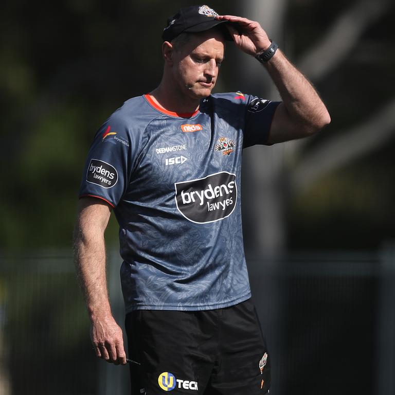 Michael Maguire hasa long hot summer planned for his players. Picture: Brett Costello