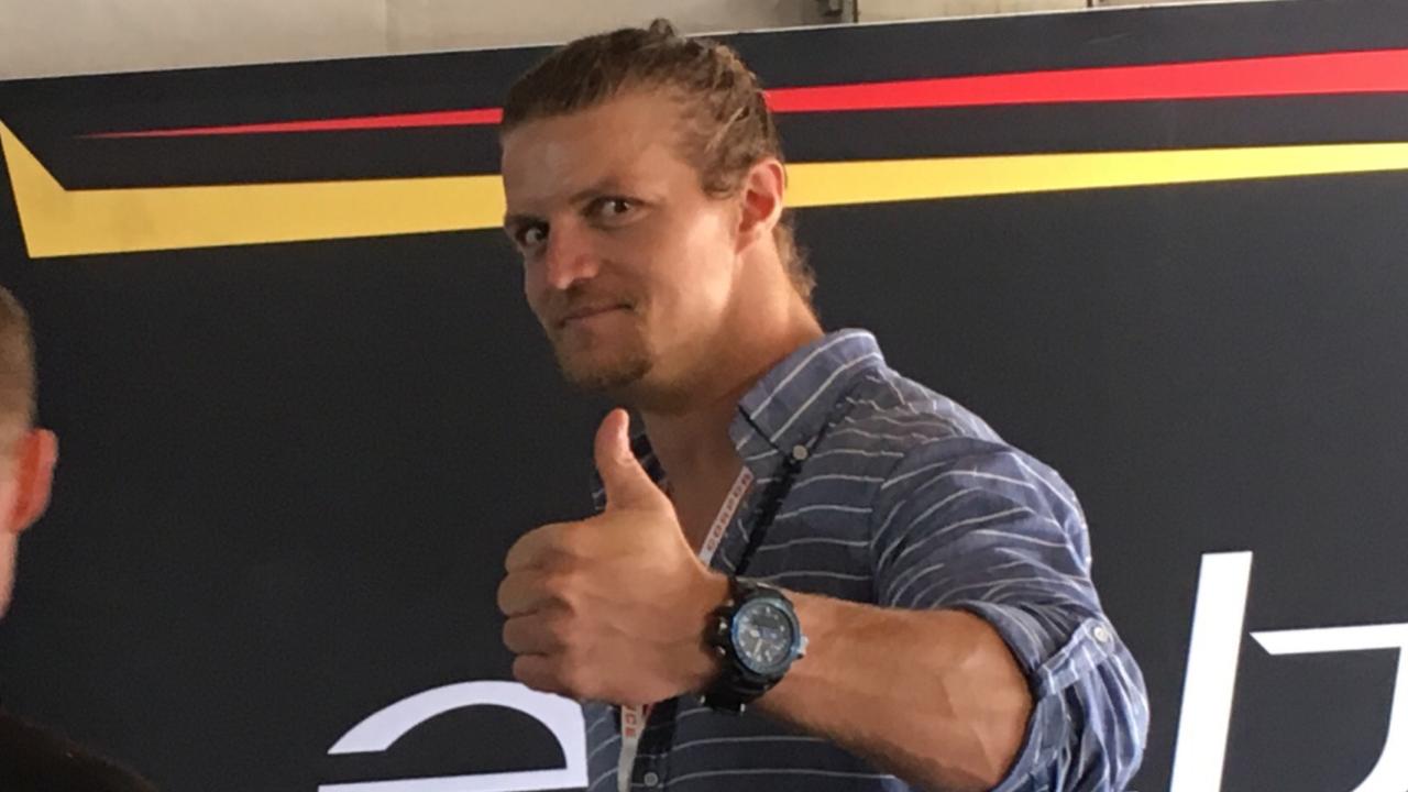 Nick 'The Honey Badger' Cummins spotted at the Gold Coast 600