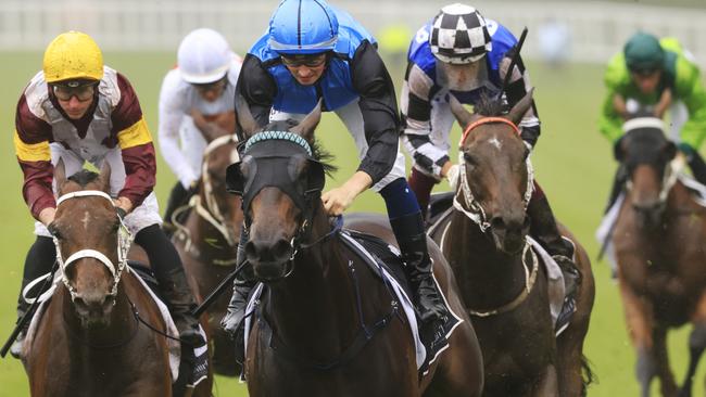 Tom Sherry and Gone Bye get the job done at Royal Randwick for Newnham.