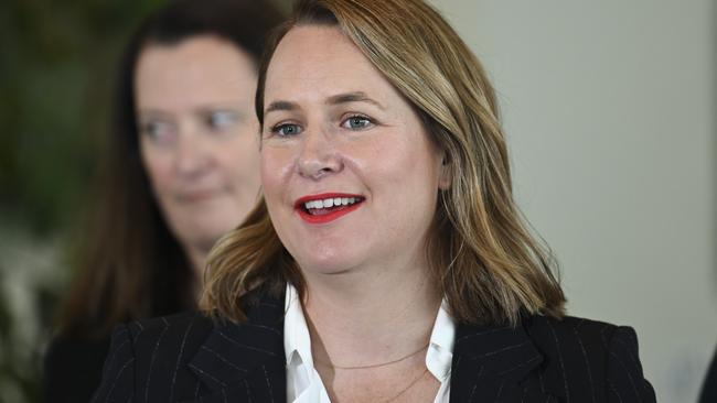 CANBERRA, Australia – NewsWire Photos – September 11, 2024: Minister for Education, Jason Clare MP and SenatorÃ&#130;Â Nita Green hold a press conference at Parliament House in Canberra. Picture: NewsWire / Martin Ollman