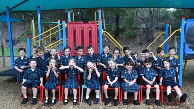 Mudgeeraba Creek State School MFY - 5 classes PREP M BACK ROW (L-R): Elise Bostock, Cruz Carpenter, Jacob Thomas, Lucy Barlow, Aaliyah Althen, Daisy Walda, Marley Dive, Louisa Swift, Daisy Gray, Jake Sullivan, Flynn Bruhl, Ethan Katz, Louis Bright, Benjamin Merzliakov FRONT ROW (L-R): Xander Northcott, Ahlia Williamson, Skyla Childs, Zali McGrath, Wynnie Campbell, Zali Smith, Ashton McSavaney, Heidi Gracie Photograph : Jason O'Brien