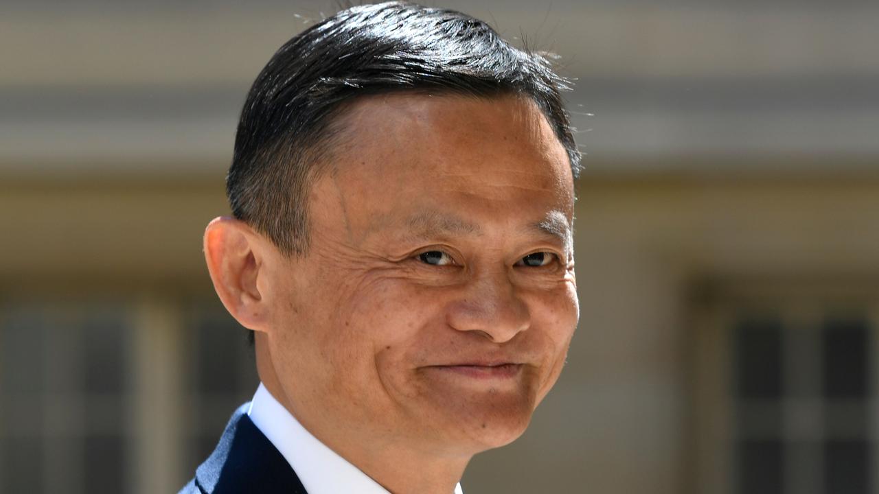 Jack Ma says staff should follow the ‘996’ rule at work — and ‘669’ at home. Picture: Bertrand Guay/AFP