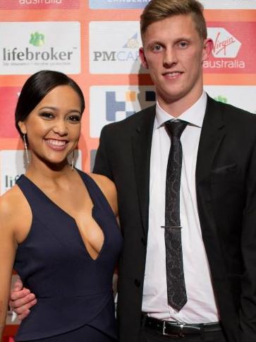 Samantha Nowland and Lachie Whitfield / Facebook, GWS