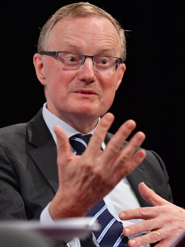 The Governor of the Reserve Bank of Australia Dr Philip Lowe. Picture: AAP/Darren England