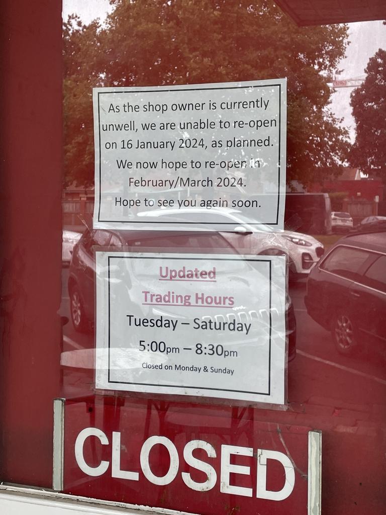 Chinese takeaway Louey Soong still shut due to owner illness