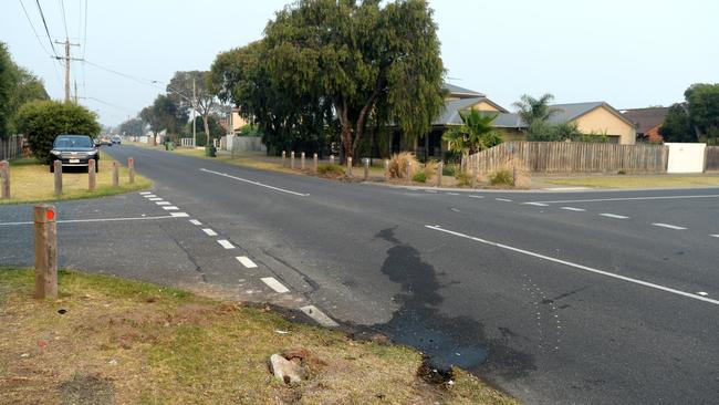 The scene of the double-fatal. Picture: Andrew Henshaw