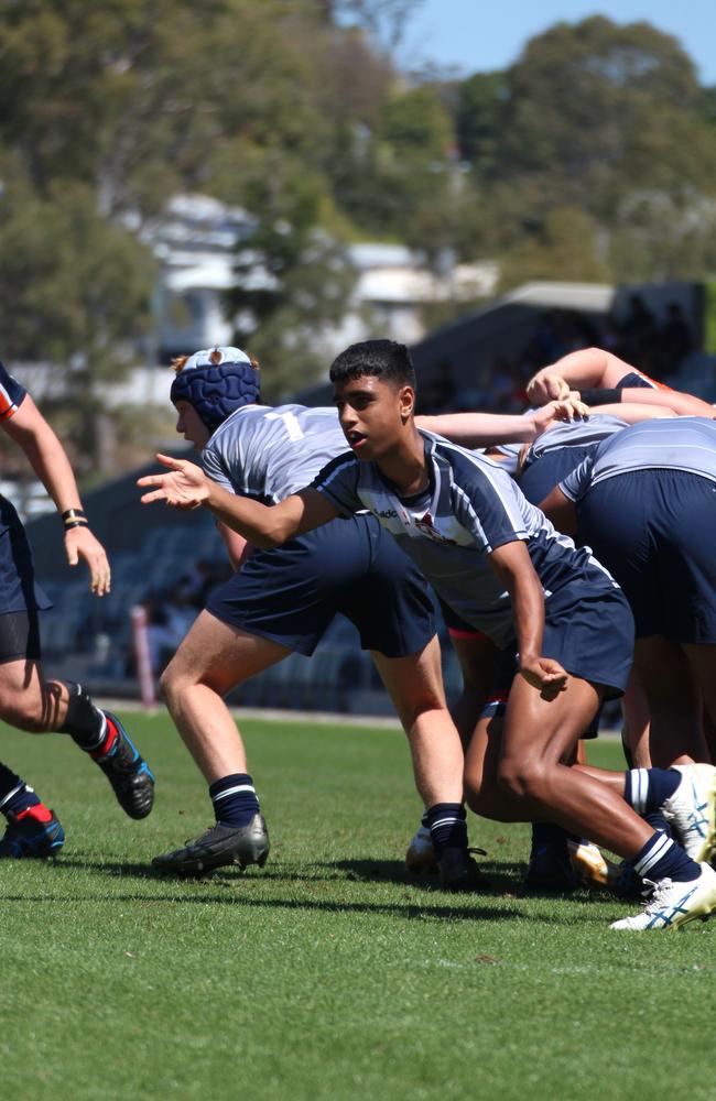 Emerging Reds Cup day 1 action between SEQ and Brisbane Grey in the Under 15s.