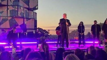 Instagram photos of the exclusive Sam Smith concert at the d'Arenberg Cube in McLaren Vale on January 11th 2023 - Lauren Decesare and Hayley Pearson of Adelady took snaps at the event. Picture: Instagram.