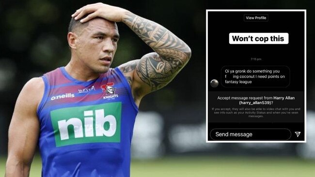 Tyson Frizell has been targeted by racist social media abuse. Picture: Ashley Feder/Getty Images