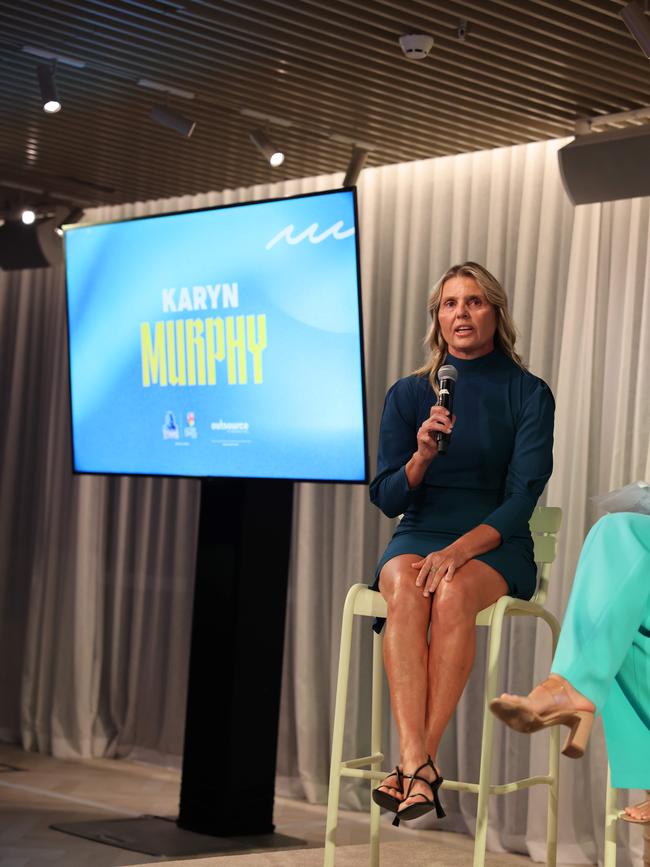 Karyn Murphy at the Gold Coast Titans NRLW 2025 Season Launch at Isoletto The Star Gold Coast. Picture, Portia Large.