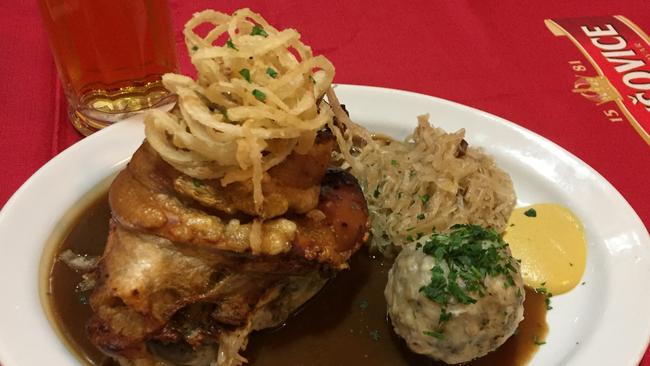 The pork knuckle at Bohemian Euro Restaurant is worth a try. Picture: Jenifer Jagielski