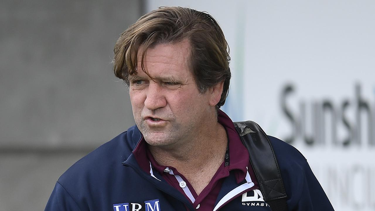 Des Hasler inherited a tricky salary cap situation at Manly. Picture: Getty Images