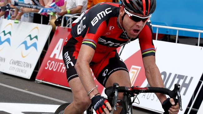 Cadel Evans wins Stage 3. Picture: Mike Burton.