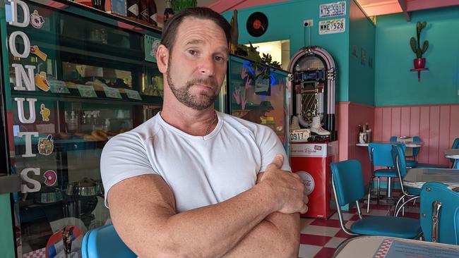 Happy Days Donuts owner Marcus Sampson is closing his doughnut diner in Croydon Main Street at the end of August 2022. File picture.