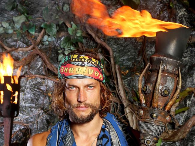 Survivor Australia winner David Genat. Picture: TEN