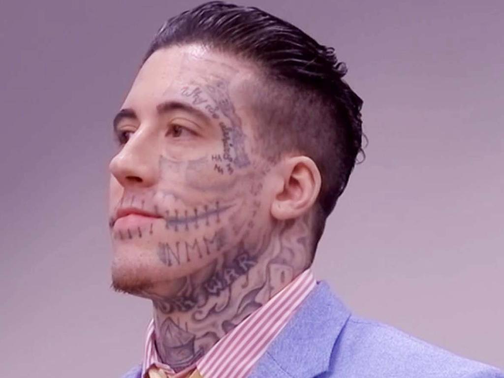 Changing face of tattooed double murderer Wade Wilson in jail | Daily ...